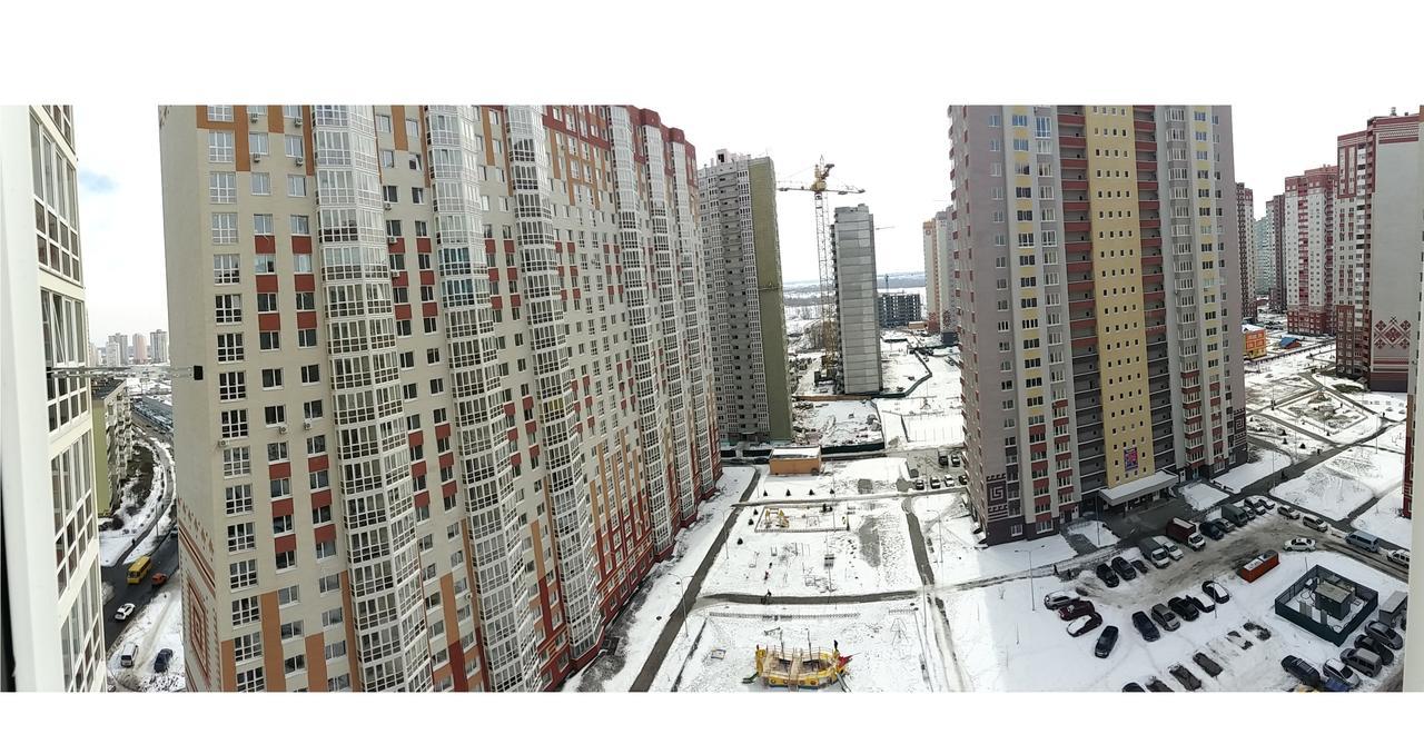 Cozy Apartments Near Metro Poznyaki Kyiv Exterior photo